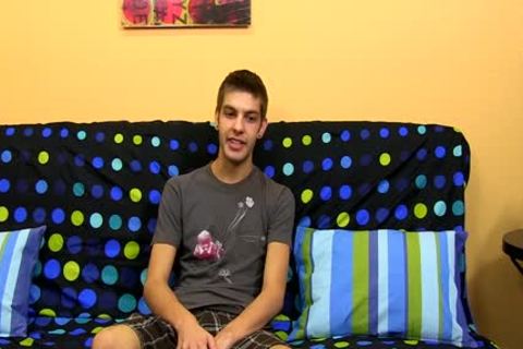 yummy brunette Max Morgan Interview Then Jerking Session - BoyFriendTVcom