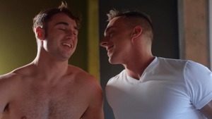 GodsOfMen: Young twink Ace Quinn among Michael Boston blowjobs