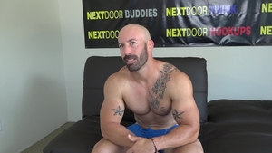 Next Door Casting: Max King II jerking big dick at the casting