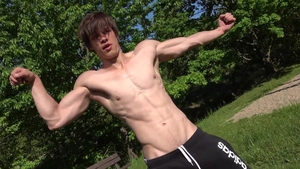 East Boys - Got nailed outdoors along with super cute twink