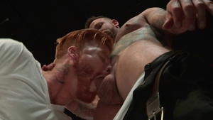 RagingStallion.com - Inked and tight bodybuilder cumshot
